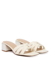 Aldo Klapki Hanne 13917594 Biały. Kolor: biały. Materiał: skóra #4