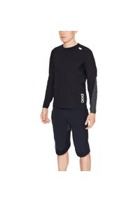 Koszulka rowerowa męska POC Resistance DH. Kolor: czarny. Materiał: poliester