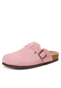 DeeZee Klapki W23Q22095 Różowy. Kolor: różowy. Materiał: zamsz, skóra #4