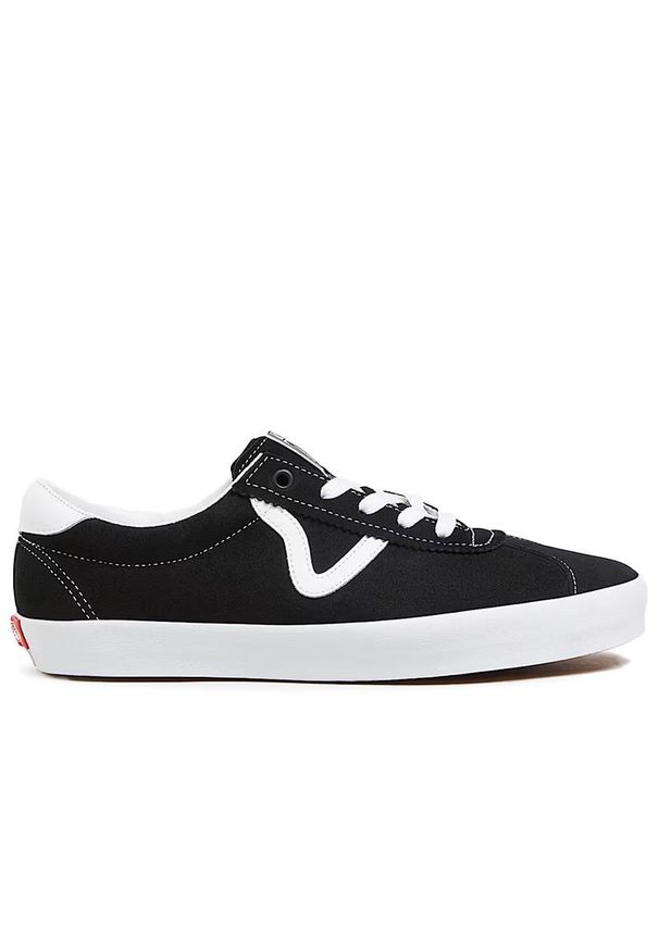 Buty męskie Vans Sport Low VN000CQRBZW1 - czarne. Zapięcie: pasek. Kolor: czarny. Materiał: zamsz, skóra, guma. Szerokość cholewki: normalna. Sezon: lato