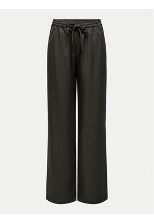 only - ONLY Spodnie materiałowe Ginny 15331492 Brązowy Wide Leg. Kolor: brązowy. Materiał: syntetyk