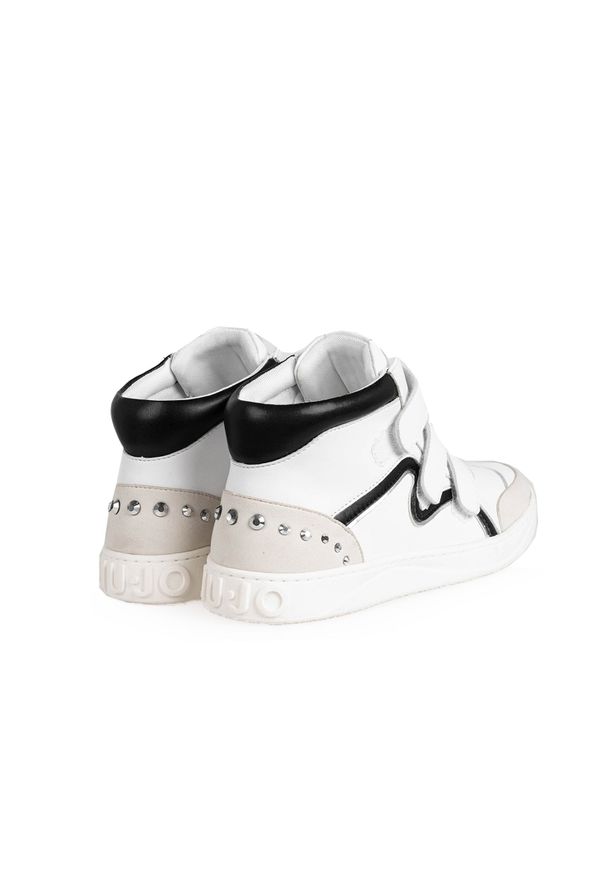 Liu Jo - Liu-Jo Sneakersy | B69005 P0102 | Kobieta | Biały. Zapięcie: bez zapięcia. Kolor: biały. Materiał: materiał, skóra ekologiczna. Wzór: aplikacja