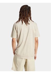 Adidas - adidas T-Shirt Trefoil Essentials+ IS1763 Beżowy Regular Fit. Kolor: beżowy. Materiał: bawełna #3