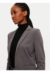 only - ONLY Marynarka Poptrash 15153144 Szary Regular Fit. Kolor: szary. Materiał: syntetyk #4