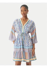 Hale bob - Hale Bob Sukienka letnia Theia 62NT650A Kolorowy Relaxed Fit. Materiał: wiskoza. Wzór: kolorowy. Sezon: lato #1