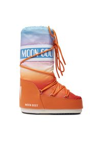 Moon Boot Śniegowce Mb Icon Sunrise 80D1402910 Pomarańczowy. Kolor: pomarańczowy. Materiał: materiał #1