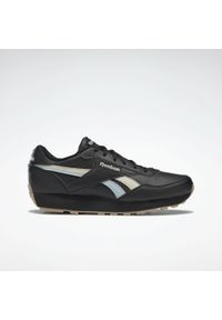 Buty do chodzenia damskie Reebok Rewind Run czarne. Zapięcie: sznurówki. Kolor: wielokolorowy, czarny, szary. Sport: turystyka piesza, bieganie