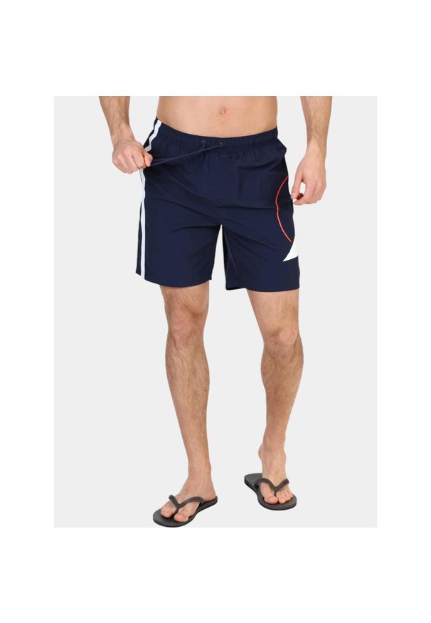 Kąpielówki męskie Nautica Aleksandr 7". Kolor: niebieski. Sezon: lato. Styl: sportowy