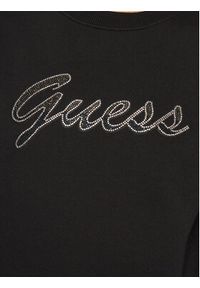 Guess Bluza W3RQ10 K9Z21 Czarny Regular Fit. Kolor: czarny. Materiał: syntetyk, bawełna #5