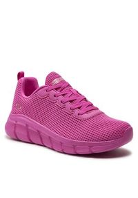 skechers - Skechers Sneakersy Bobs B Flex-Visionary Essence 117346/HPK Różowy. Kolor: różowy. Materiał: mesh, materiał #4