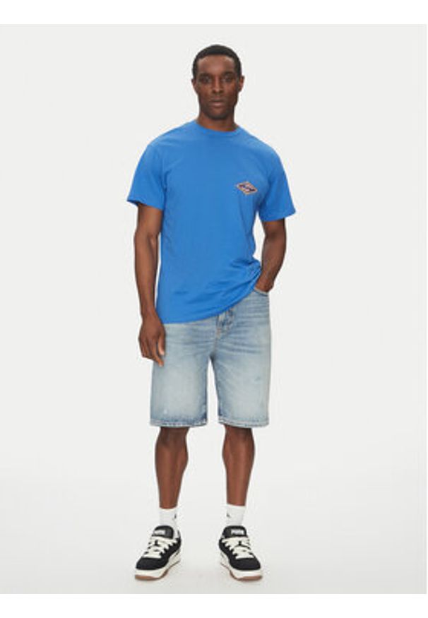 Quiksilver T-Shirt EQYZT08046 Niebieski. Kolor: niebieski. Materiał: bawełna