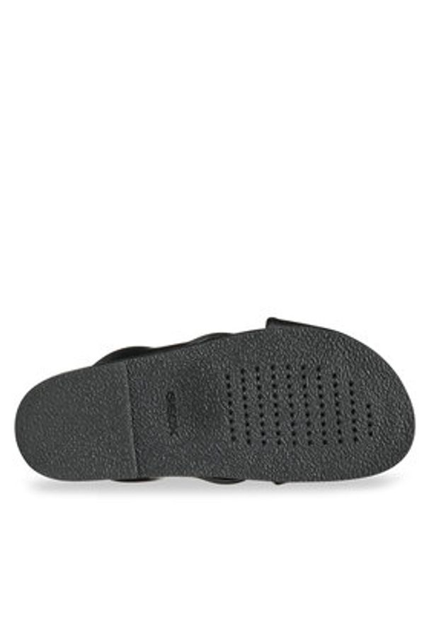 Geox Klapki D Adelash D55YWB 000TU C9999 Czarny. Kolor: czarny. Materiał: skóra