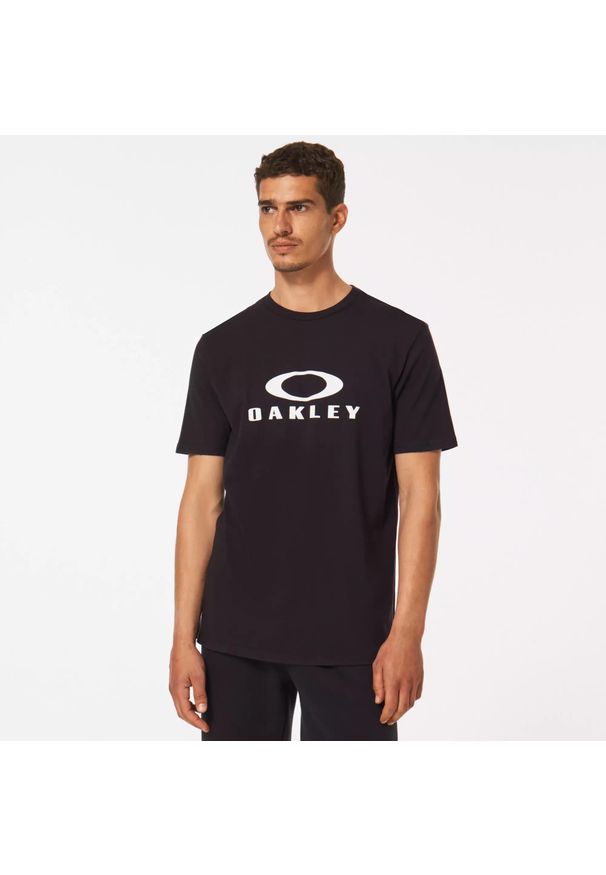 Koszulka bawełniana męska Oakley O Bark 2.0. Kolor: czarny. Materiał: bawełna