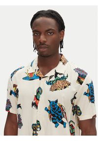Volcom Koszula Bob Mollema A0412513 Écru Boxy Fit. Materiał: wiskoza #5