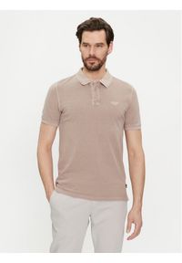 JOOP! Jeans Polo 02Ambrosio 30037489 Brązowy Modern Fit. Typ kołnierza: polo. Kolor: brązowy. Materiał: bawełna #1