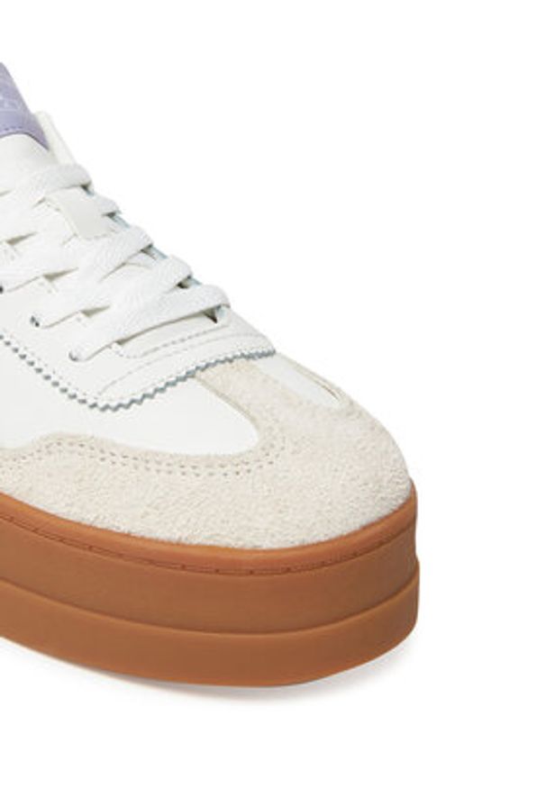 Tommy Jeans Sneakersy The Greenwich Flatform EN0EN02807 Écru. Kolor: kremowy. Materiał: skóra