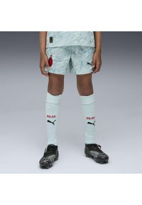 Puma - Młodzieżowe szorty bramkarskie AC Milan 25/26 PUMA. Kolor: czerwony, zielony, wielokolorowy. Materiał: tkanina. Sport: piłka nożna