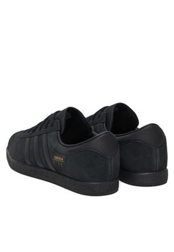 Adidas - adidas Sneakersy Stadt JI1881 Czarny. Kolor: czarny. Materiał: skóra, zamsz