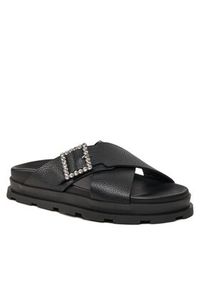 Pollini Klapki SA28164G1ITD0000 Czarny. Kolor: czarny. Materiał: skóra #3