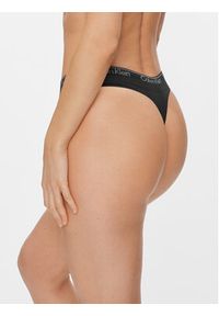 Calvin Klein Underwear Stringi Thong 000QF7095E Czarny. Kolor: czarny. Materiał: wiskoza #6