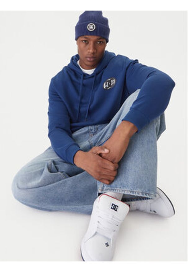 DC Shoes Bluza EDYSF03256 Niebieski Regular Fit. Kolor: niebieski. Materiał: bawełna