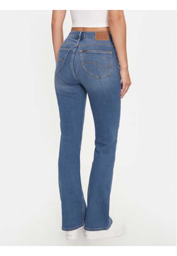 Lee Jeansy Breese 112107297 Niebieski Bootcut Fit. Kolor: niebieski