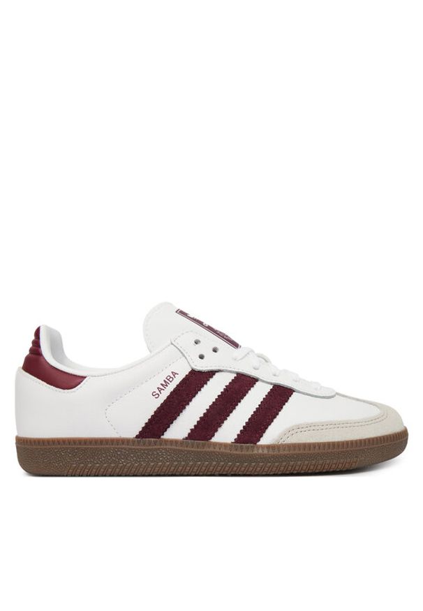 Adidas - adidas Sneakersy Samba Og KZ8684 Biały. Kolor: biały. Materiał: skóra