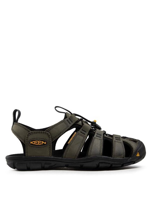 keen - Keen Sandały Clearwater Cnx Leather 1013107 Szary. Kolor: szary. Materiał: skóra, nubuk