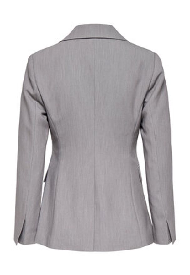 only - ONLY Marynarka Raven 15357457 Szary Slim Fit. Kolor: szary. Materiał: syntetyk