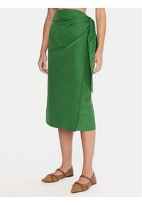 Weekend Max Mara Spódnica midi Nareste 2515101042 Zielony Regular Fit. Kolor: zielony. Materiał: bawełna