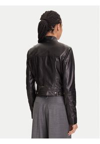 Marciano Guess Kurtka skórzana 5YGL09 7345A Czarny Regular Fit. Kolor: czarny. Materiał: skóra #4