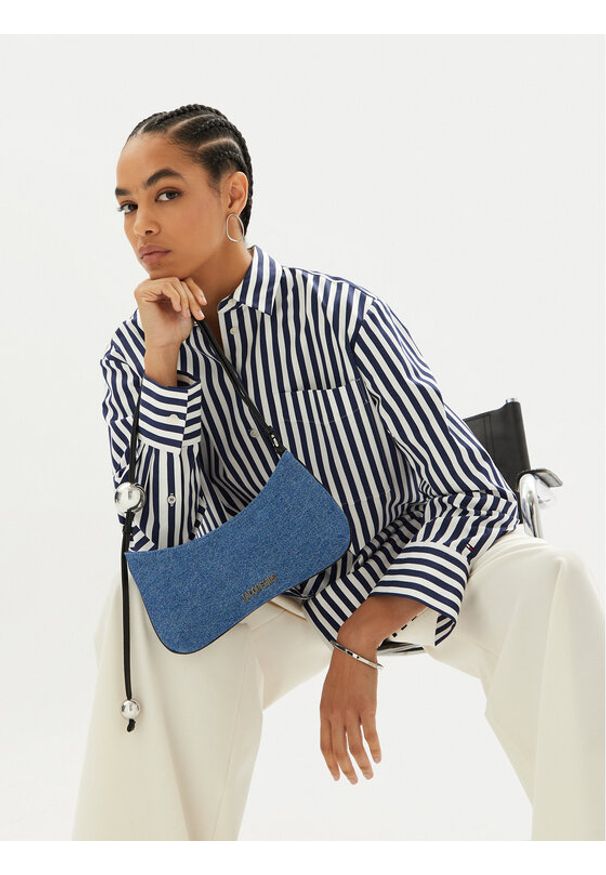 JACQUEMUS Torebka Le Bisou Perle Niebieski. Kolor: niebieski