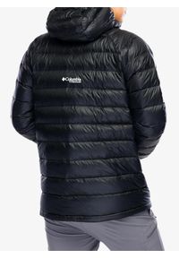 columbia - Kurtka puchowa męska Columbia Arctic Crest Down Hooded Jacket. Kolor: czarny. Materiał: puch