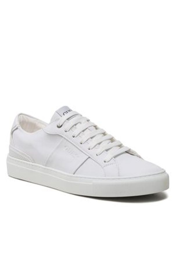 Guess Sneakersy Todi Low FM5TOL ELE12 Biały. Kolor: biały. Materiał: skóra