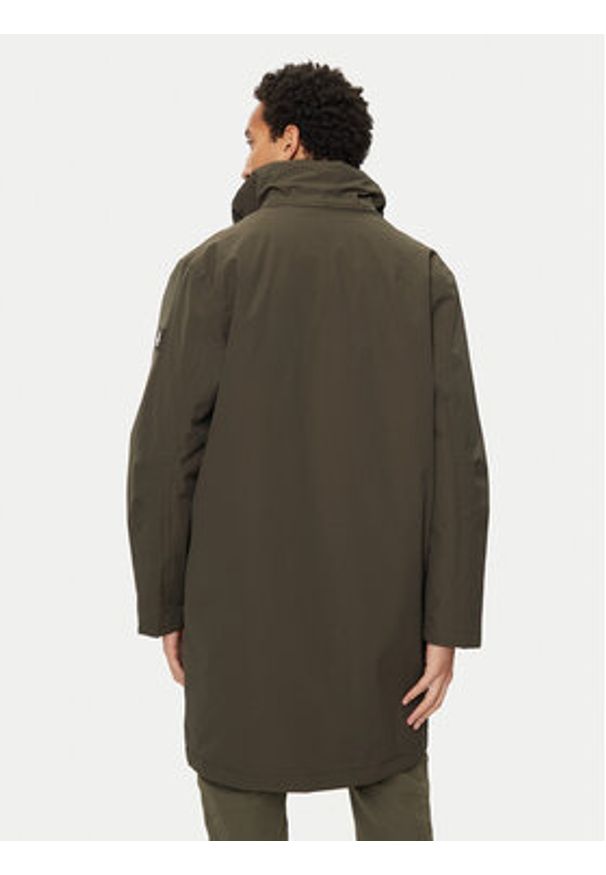 Whistler Parka Volcan M W244052 Zielony Regular Fit. Kolor: zielony. Materiał: syntetyk