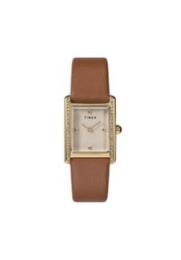 Timex Zegarek Hailey TW2W63900 Brązowy. Kolor: brązowy