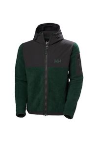 Kurtka z dresu Helly Hansen Patrol Pile. Kolor: czarny, wielokolorowy, zielony. Materiał: dresówka. Sport: turystyka piesza #1
