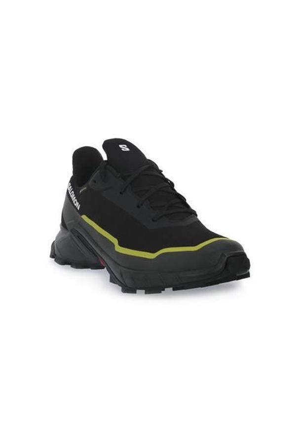 salomon - Buty do biegania męskie Salomon Alphacross 5 Gtx. Zapięcie: sznurówki. Kolor: wielokolorowy, czarny. Materiał: guma, materiał, tkanina, syntetyk. Szerokość cholewki: normalna. Technologia: Gore-Tex