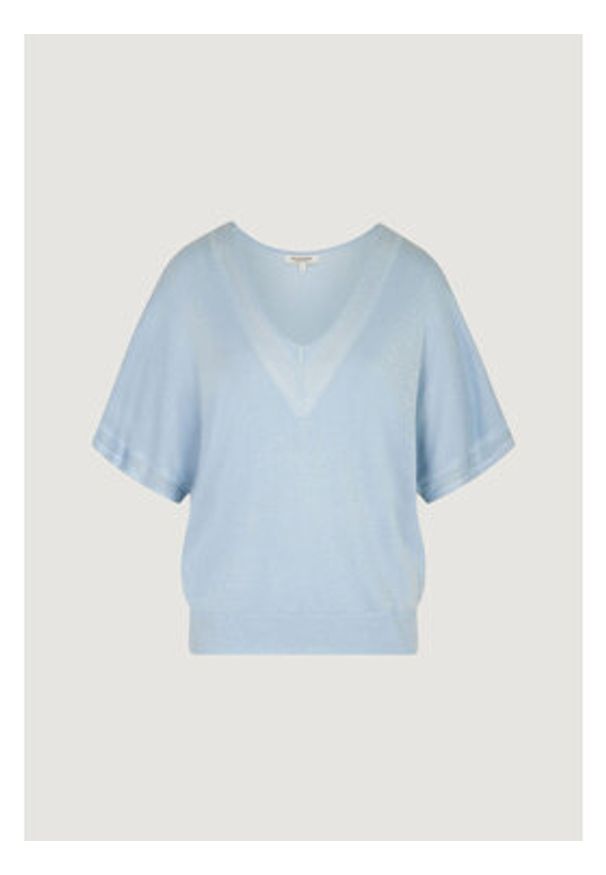 Morgan Bluzka 241-MCHRIS Błękitny Relaxed Fit. Kolor: niebieski. Materiał: wiskoza