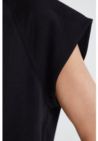 GAP t-shirt damski kolor czarny. Kolor: czarny. Materiał: dzianina. Długość rękawa: raglanowy rękaw #5