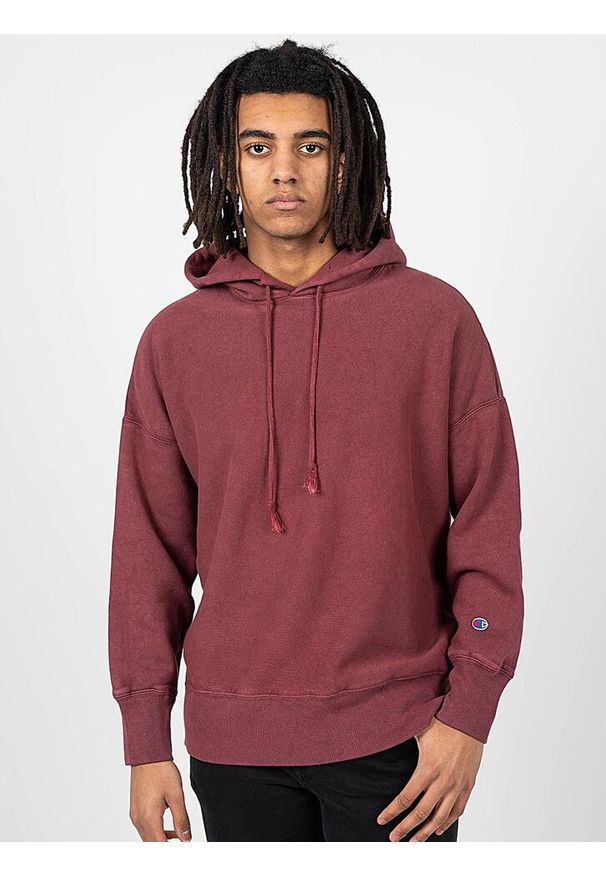 Champion - Bluza trekking męska. Kolor: brązowy. Materiał: bawełna, poliester. Sport: turystyka piesza