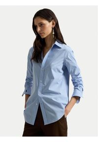 Polo Ralph Lauren Koszula 211941509500 Błękitny Slim Fit. Typ kołnierza: polo. Kolor: niebieski. Materiał: bawełna #1