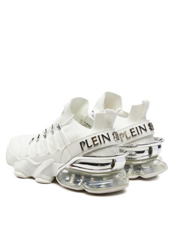 Plein Sport Sneakersy SADS USC0518 STE003N Biały. Kolor: biały. Materiał: materiał