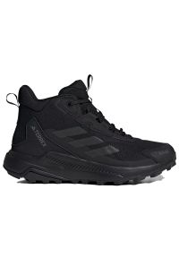 Adidas - Buty damskie adidas Terrex Anylander Mid Rain.Rdy Hiking ID3473 - czarne. Kolor: czarny. Materiał: syntetyk. Szerokość cholewki: normalna. Model: Adidas Terrex. Sport: wspinaczka