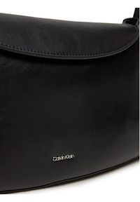 Calvin Klein Torebka Soft Sculpt Shoulder Bag K60K612565 Czarny. Kolor: czarny. Materiał: skórzane #3