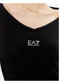 EA7 Emporio Armani Bluzka 8NTT52 TJFKZ 0200 Czarny Regular Fit. Kolor: czarny. Materiał: bawełna #5