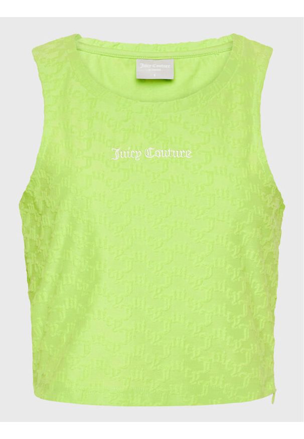 Juicy Couture Top JCLCT123527 Zielony Regular Fit. Kolor: zielony. Materiał: syntetyk