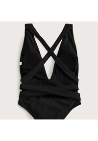 Intica - Strój kąpielowy jednoczęściowy z wiązaniem odporny na słońce i wodę Merralee. Kolor: czarny. Materiał: materiał #10