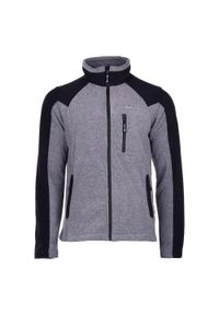 Hi-tec - Bluza Polarowa Męska Pełen Suwak Monar. Kolor: czarny, brązowy, wielokolorowy. Materiał: polar. Sezon: zima. Sport: turystyka piesza