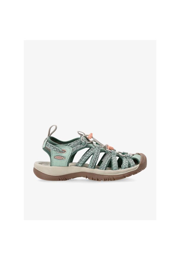 keen - Sandały turystyczne damskie Keen Whisper. Kolor: zielony. Sport: turystyka piesza